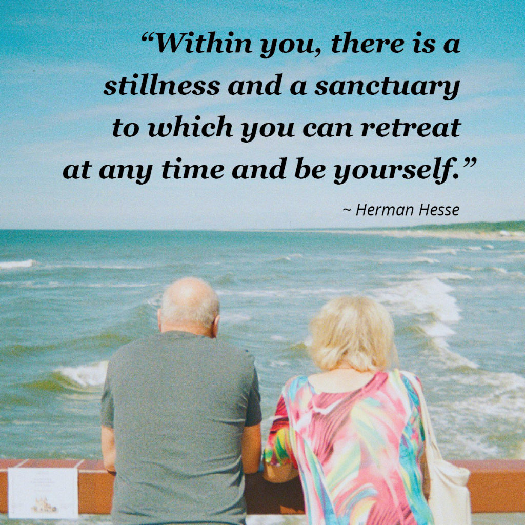 When it comes to Mindfulness and Addiction, we have our own inner sanctuary we can access at any time: