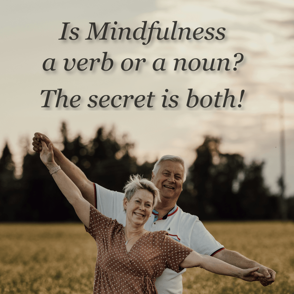 Mindfulness as Verb and Noun. The simple secret is both!